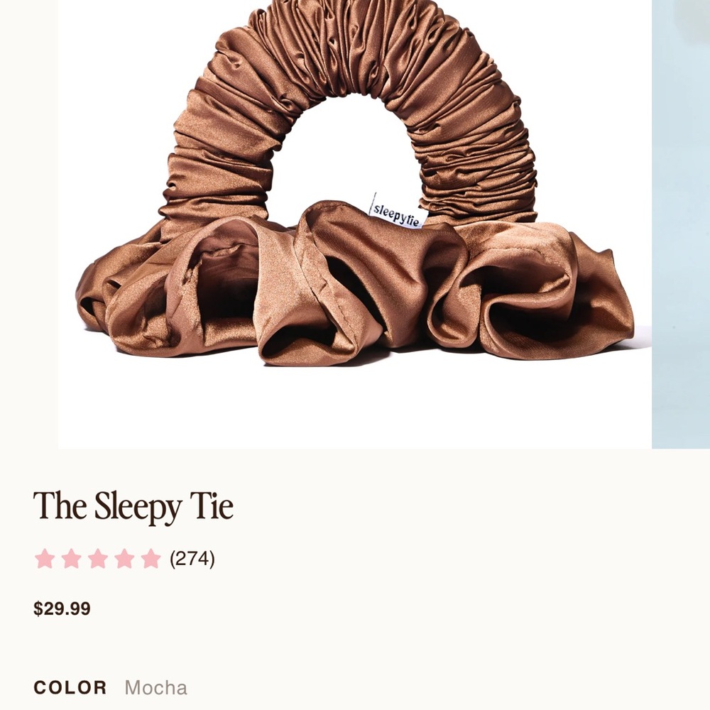 Sleepy Tie hair tie
